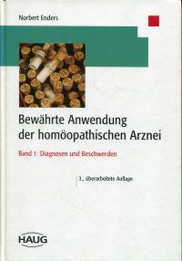 Enders, Bewährte Anwendung der homöopathischen Arznei. (Umschlag)