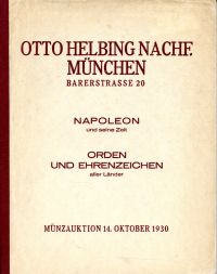 Otto Helbing Nachf. Auktionskatalog: Bedeutende Sammlung eines Aristokraten: Fra (Umschlag)