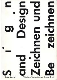 Jenny, Sign and design. (Umschlag)