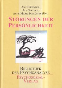 Springer, Störungen der Persönlichkeit. (Umschlag)