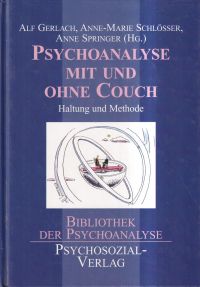 Gerlach, Psychoanalyse mit und ohne Couch. (Umschlag)