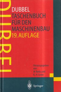 Beitz, DUBBEL - Taschenbuch für den Maschinenbau. (Umschlag)