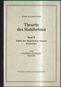 Kammüller, Statik der biegefesten ebenen Stabwerke. (Umschlag)
