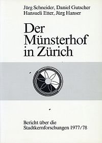 Schneider, Der Münsterhof in Zürich. (Umschlag)