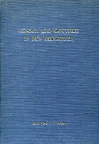 Mensch und Gottheit in den Religionen. (Umschlag)