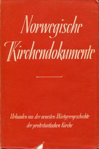 Norwegische Kirchendokumente. (Umschlag)