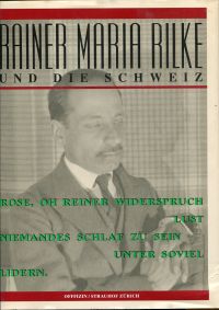 Steiner, Rainer Maria Rilke und die Schweiz. (Umschlag)
