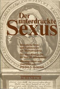 Hohmann, Der unterdrückte Sexus. (Umschlag)