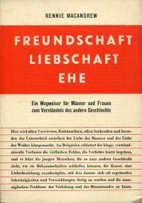 Macandrew, Freundschaft, Liebschaft, Ehe. (Umschlag)