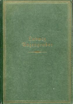 Kleinberg, Ludwig Anzengruber. (Einband)