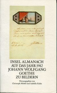 Goethe, Johann Wolfgang Goethe zu Bildern. (Umschlag)