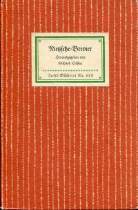 Oehler, Nietzsche-Brevier. (Umschlag)