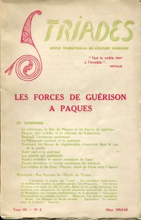 Les forces de guérison à paques. (Umschlag)