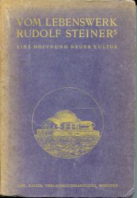 Rittelmeyer, Vom Lebenswerk Rudolf Steiners. (Umschlag)