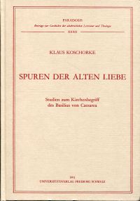 Koschorke, Spuren der alten Liebe. (Umschlag)