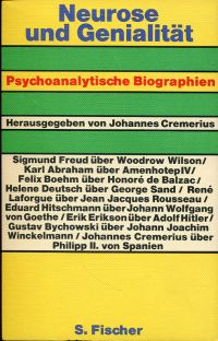 Cremerius, Neurose und Genialität. (Umschlag)