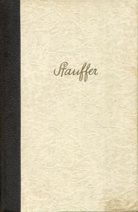 Schäfer, Karl Stauffers Lebensgang. (Umschlag)
