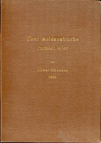 Schumann, Ueber moldanubische Paraschiefer aus dem niederösterreichischen Waldvi (Umschlag)