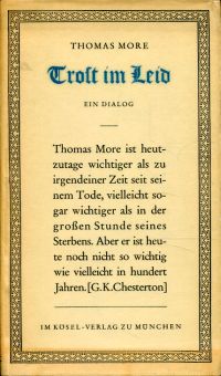 More, Trost im Leid. (Umschlag)