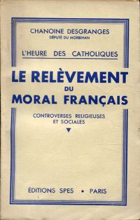 Desgranges, Le Relèvement du moral français. (Umschlag)