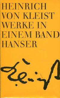 Kleist, Werke in einem Band. (Umschlag)