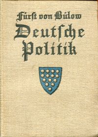 Bülow, Deutsche Politik . (Umschlag)