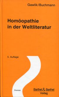 Gawlik, Homöopathie in der Weltliteratur. (Umschlag)