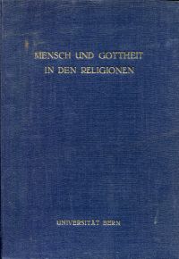 Mensch und Gottheit in den Religionen. (Umschlag)