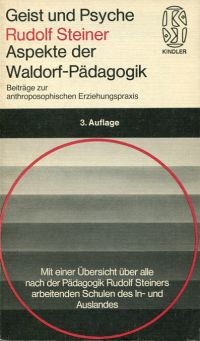 Steiner, Aspekte der Waldorf-Pädagogik. (Umschlag)
