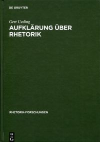 Ueding, Aufklärung über Rhetorik. (Umschlag)