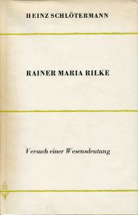 Schlötermann, Rainer Maria Rilke. (Umschlag)