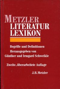 Metzler-Literatur-Lexikon. (Umschlag)