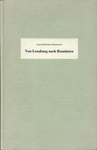 Kelterborn-Haemmerli, Von Lenzburg nach Rumänien. (Umschlag)