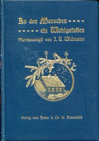 Widmann, An den Menschen ein Wohlgefallen. (Umschlag)