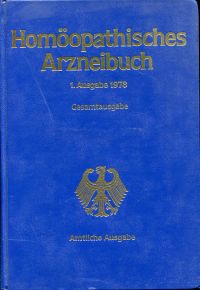 Homöopathisches Arzneibuch. (Umschlag)