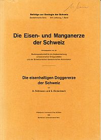 Fehlmann, Die eisenhaltigen Doggererze der Schweiz. (Umschlag)