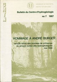 Hommage à André Burger. (Umschlag)