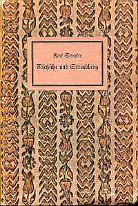 Strecker, Nietzsche und Strindberg. (Umschlag)