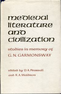 Pearsall D.A./Waldron, Medieval literature and civilization. (Umschlag)