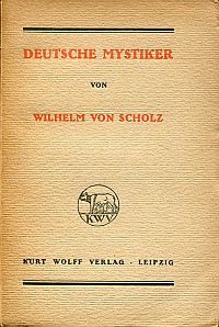 Scholz, Deutsche Mystiker. (Umschlag)