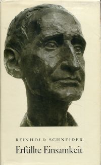 Schneider, Erfüllte Einsamkeit. (Umschlag)