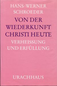 Schroeder, Von der Wiederkunft Christi heute. (Umschlag)