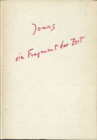 Krell-Werth, Jonas, ein Fragment der Zeit. (Umschlag)