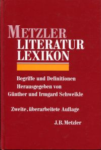 Metzler-Literatur-Lexikon. (Umschlag)
