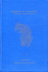 Murdoch, Minerals of California: centennial volume, 1866-1966. (Umschlag)