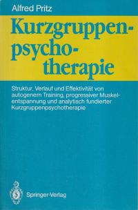 Pritz, Kurzgruppenpsychotherapie. (Umschlag)
