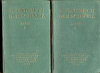 Schneider, Rechtsbuch der Schweiz. (Umschlag)